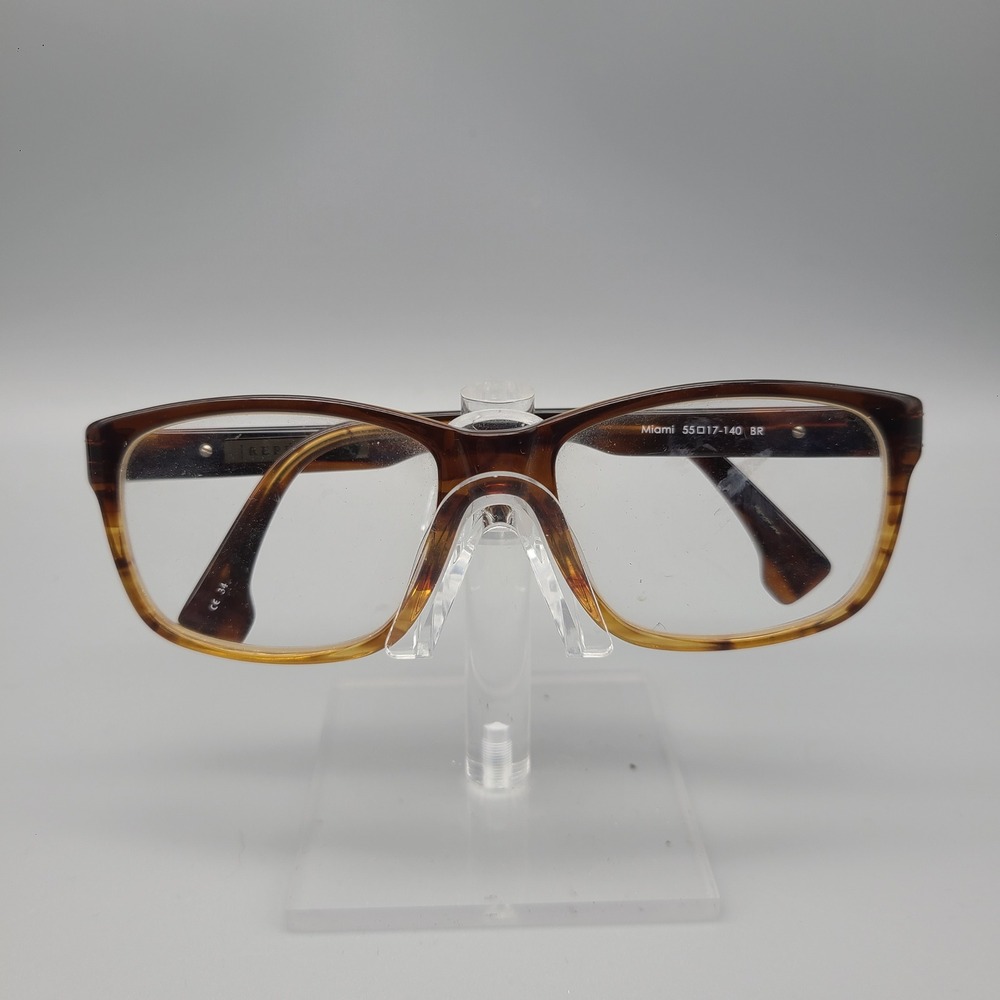 Republica Miami Eyeglasses Brown Tortoise Shell Rectangular Frames 55-17-140 BR
